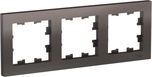 Рамка универсальная Systeme Electric AtlasDesign 3-м. мокко фото Рамка универсальная Systeme Electric AtlasDesign 3-м. мокко картинка